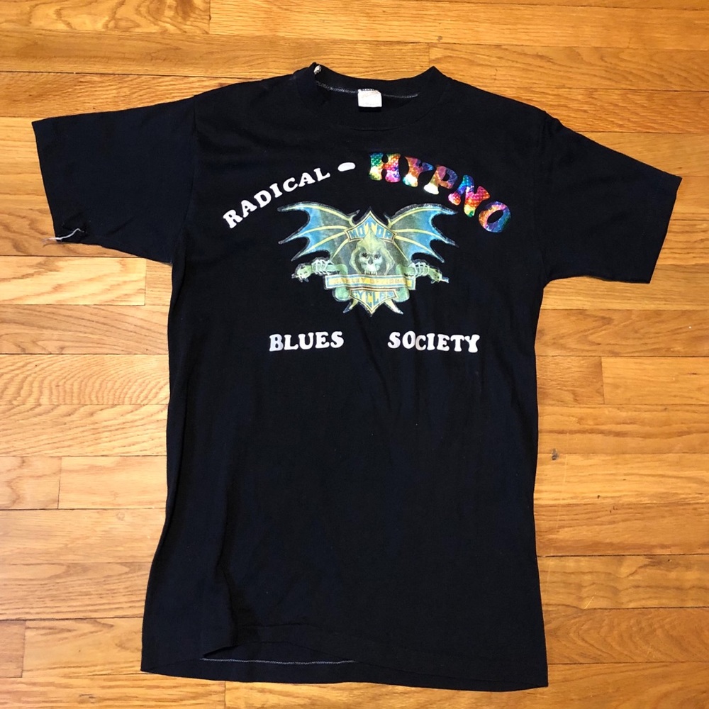 Vintage 80s Harley Davidson Blues Society Tee